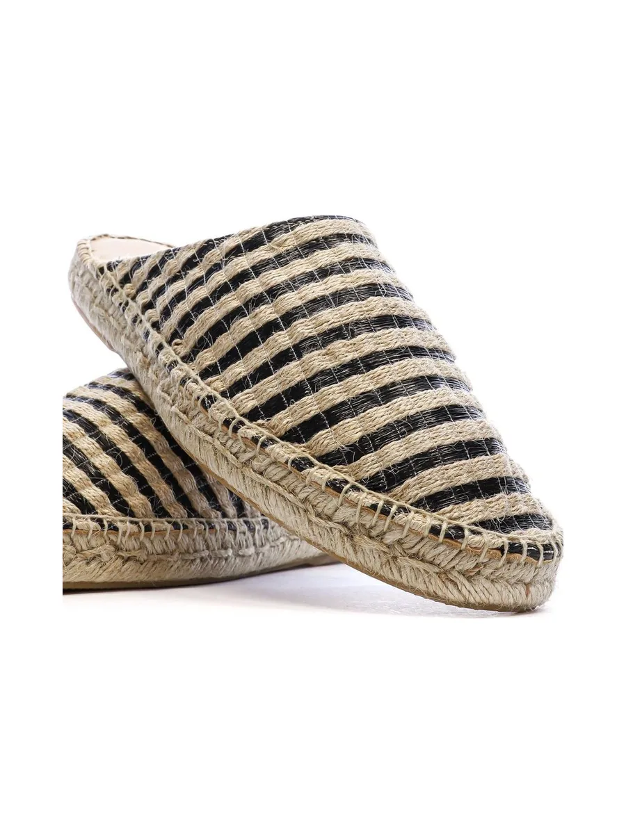 Espadrilles Beiges/Noires Homme Pare Gabia Denis 8