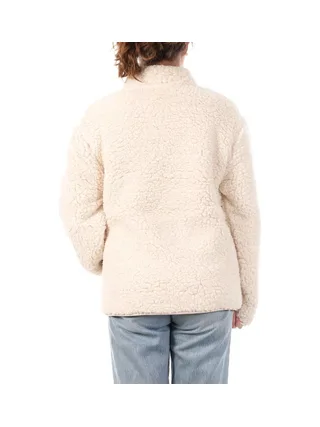 Veste Sherpa Écru Femme Full Compagnie des Amériques Zip 2
