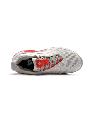 Chaussures de tennis Blanches/Roses Femme Adidas Barricade 4
