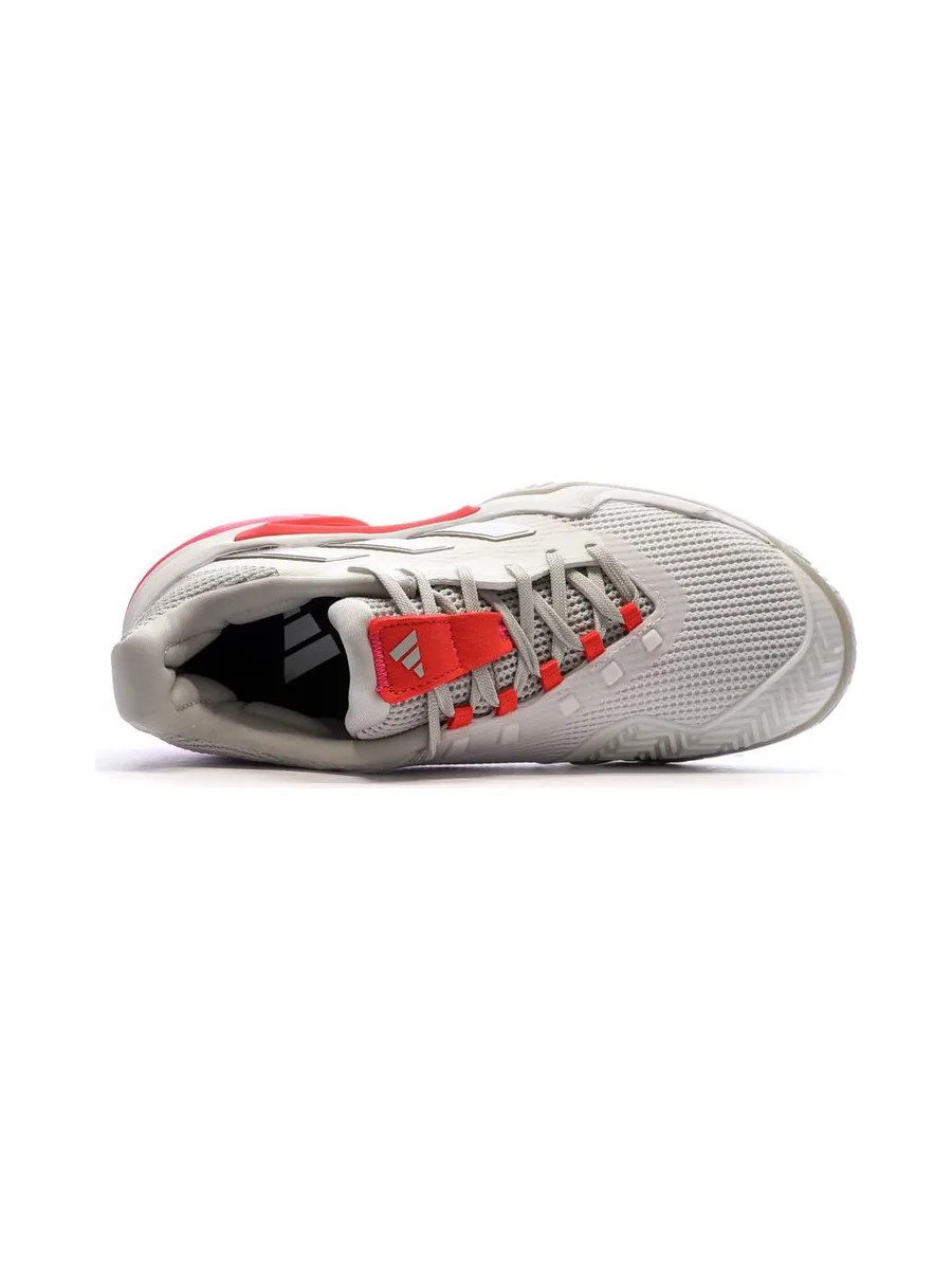 Chaussures de tennis Blanches/Roses Femme Adidas Barricade 5
