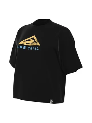 T-shirt de Sport Noir Femme NikeTrail 1
