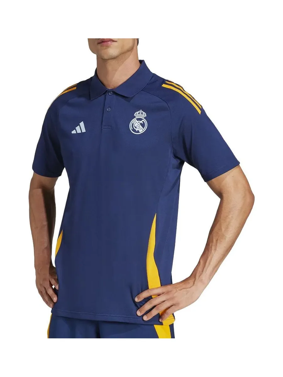 Real Madrid Polo Bleu Homme Adidas 24 1