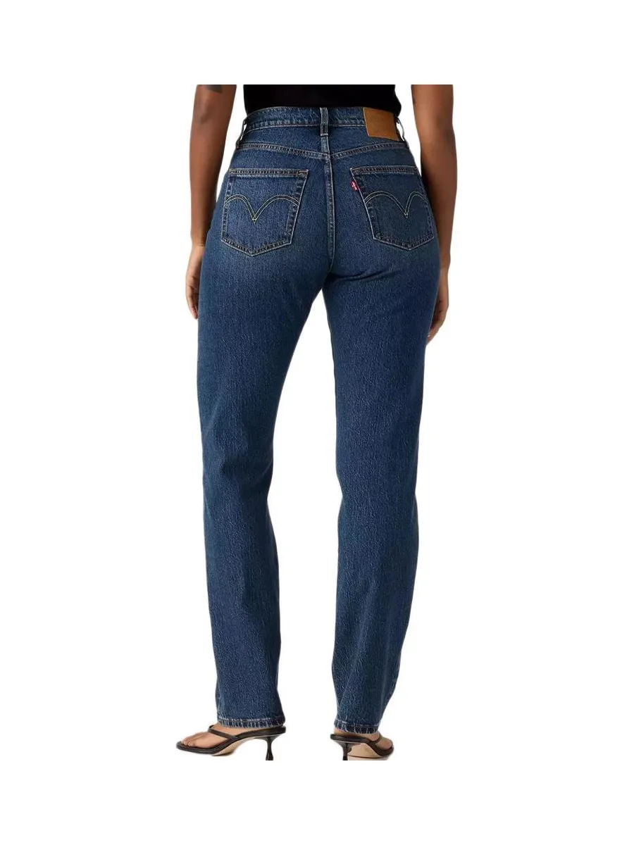 501 Jean Bleu Femme Levi's Indigo Curve 3