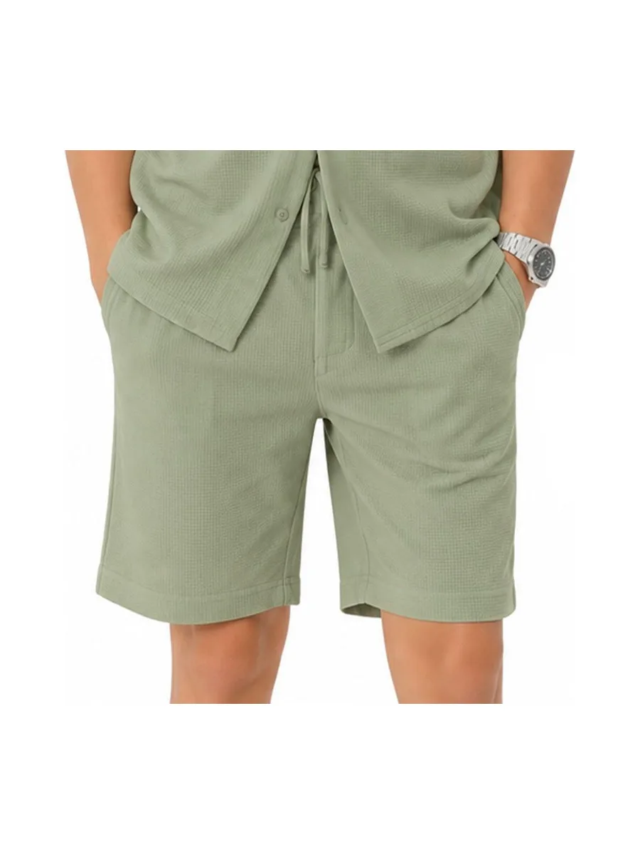 Short Kaki Garçon Paname Brothers Poly Texture 2