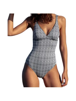 Maillot de bain Noir/Blanc Femme Grain de Sable Eva 1