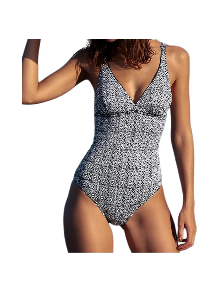 Maillot de bain Noir/Blanc Femme Grain de Sable Eva 1