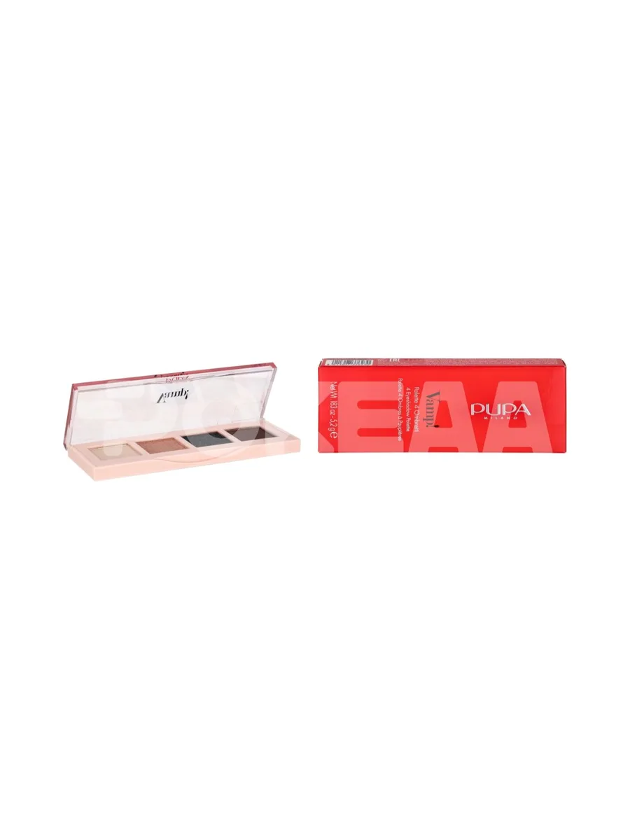Pupa Vamp! Palette 4 Ombres 5.2g - #06 Deep Nude 1