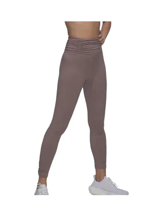 Legging Mauve Femme Adidas Yoga Studio 1