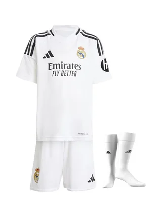 Real Madrid Ensemble Tenue Domicile Junior Adidas 24/25 1