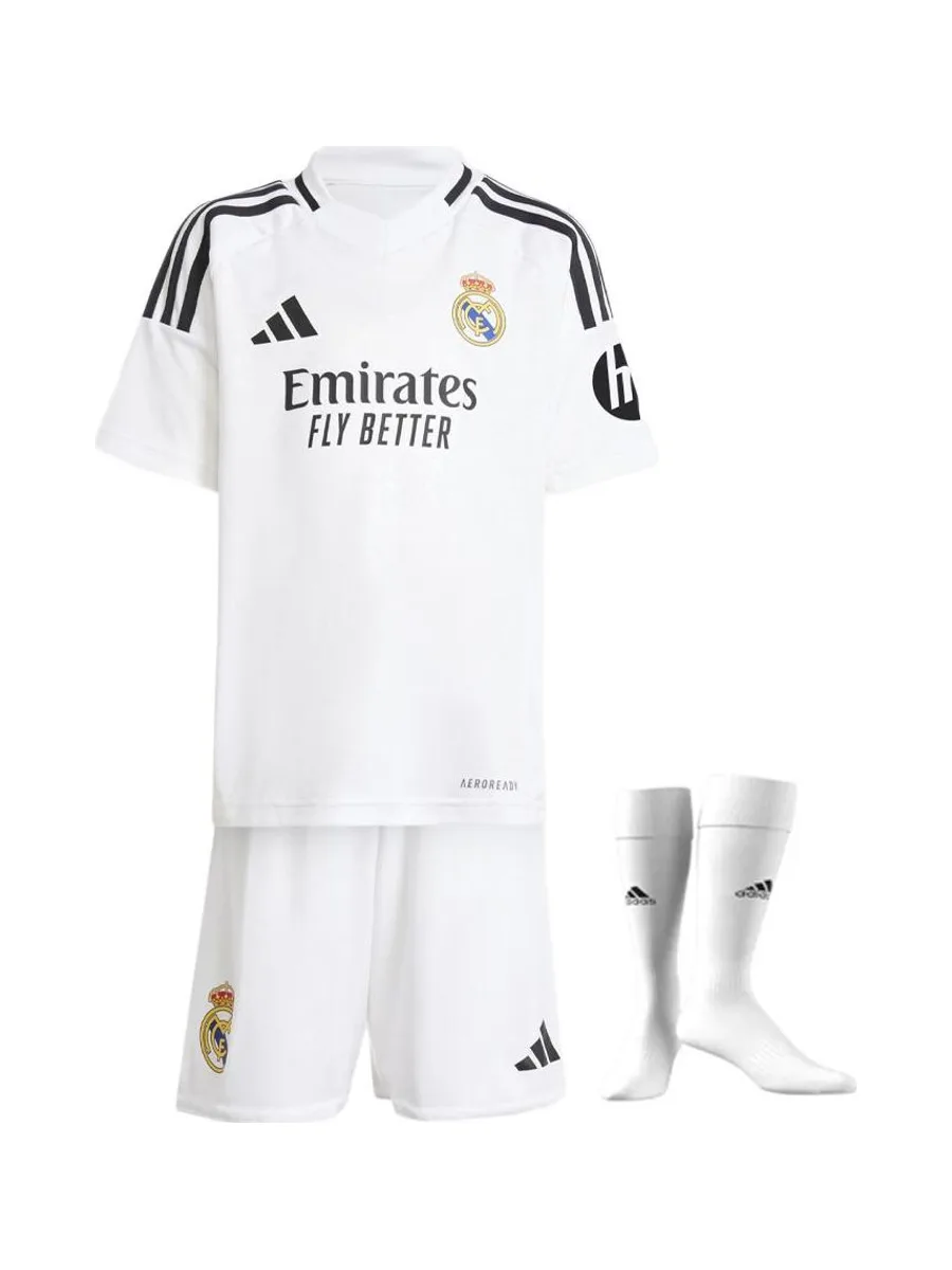 Real Madrid Ensemble Tenue Domicile Junior Adidas 24/25 1