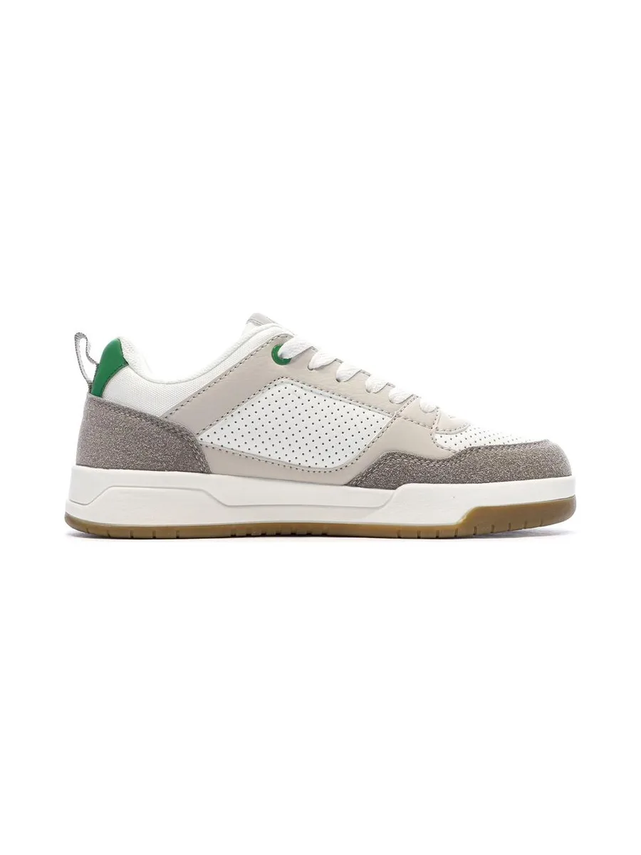 Baskets Blanc/Vert Garçon Kappa Logo Manis 3