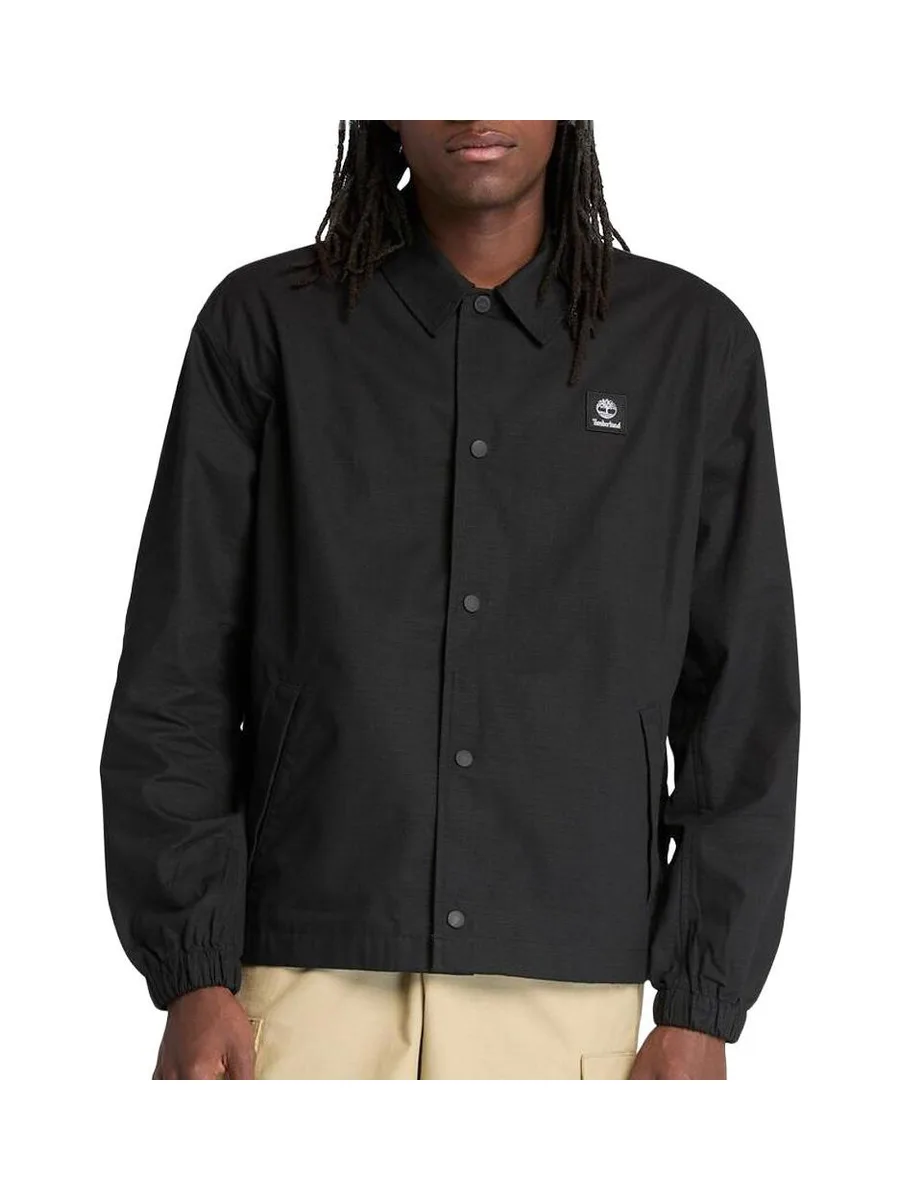 Veste Noire Homme Timberland Woven Badge 2