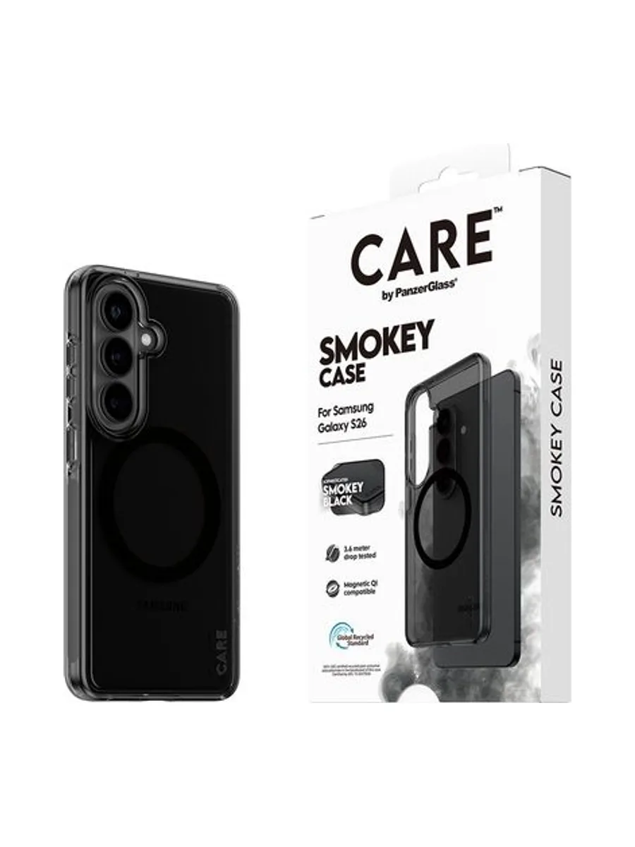 PG CARE Samsung S26 Smokey black Qi 6