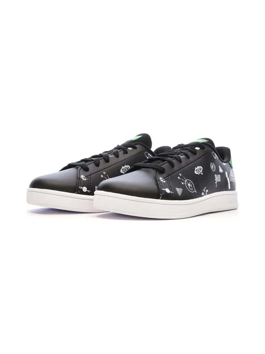 Baskets Noires Junior Adidas Advantage ID8407 7