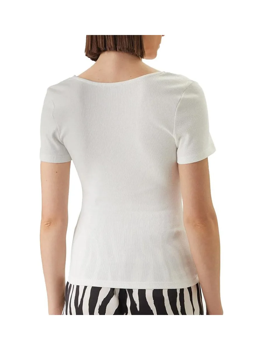 T-shirt Blanc Femme Morgan Damour-931 2