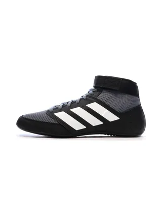 Chaussures de Boxe Noires Homme Adidas Mat Hog 2.0 1
