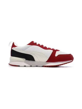 Baskets Blanches/Rouges Homme Puma R78 2