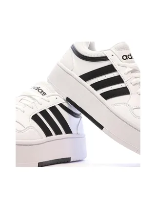 Baskets Blanches/Noires Femme Adidas Hoops 3.0 7