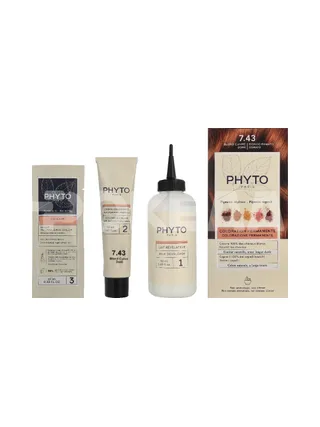 Phyto Phytocolor Permanent Color 110ml - #7.43 Golden Copper Blonde 1