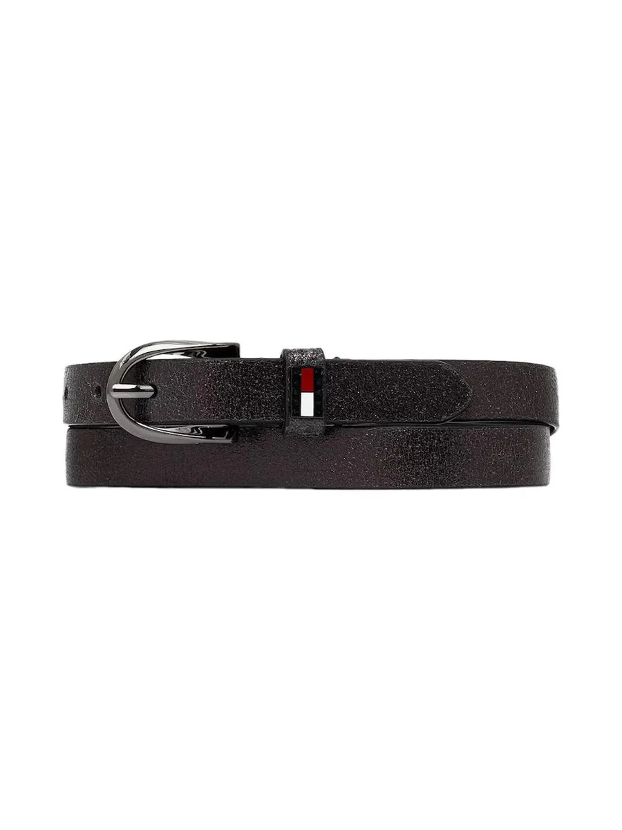 Ceinture Noir Femme Tommy Hilfiger Metallic 2.0 - T 2