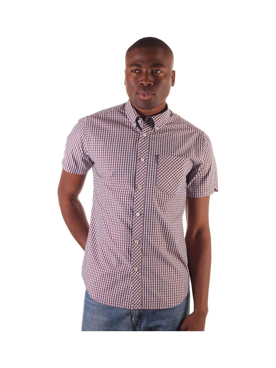 Chemise à carreaux vichy BEN SHERMAN Ss Signature Core 1