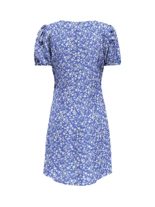 Robe Bleu/Blanche à fleurs Femme Only Nova 3