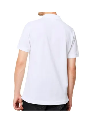 Polo Blanc Homme Lacoste L12.12 2