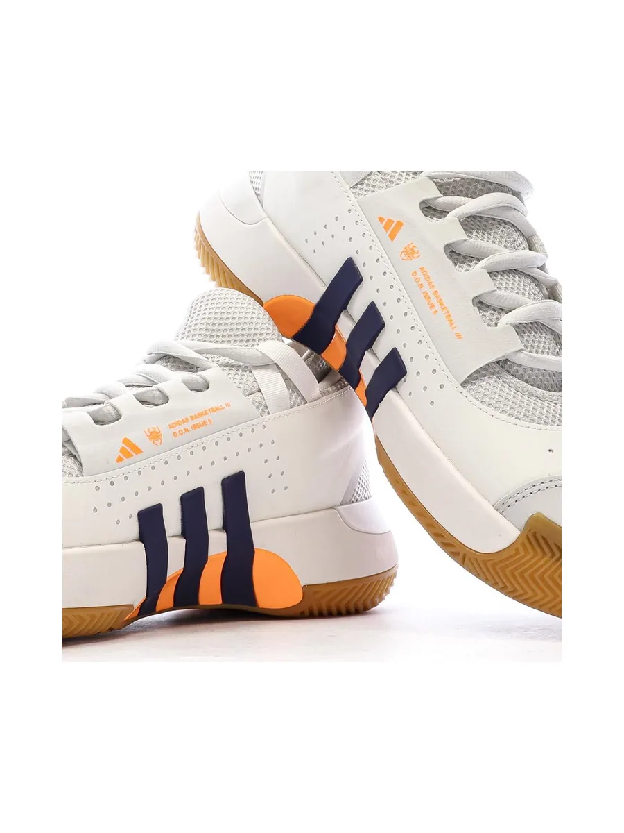 Chaussures de Basketball Blanches/Violettes Homme Adidas IE7799 8