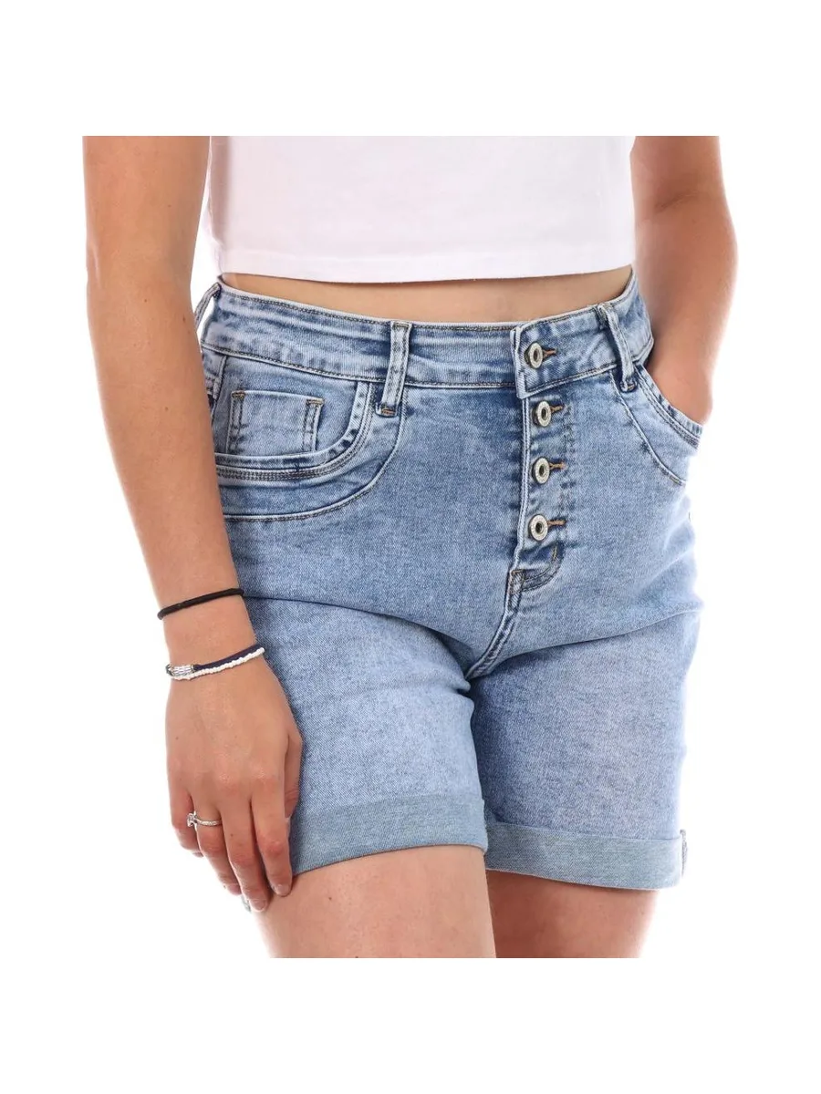 Short Bleu Femme Monday Premium Long Medium 2