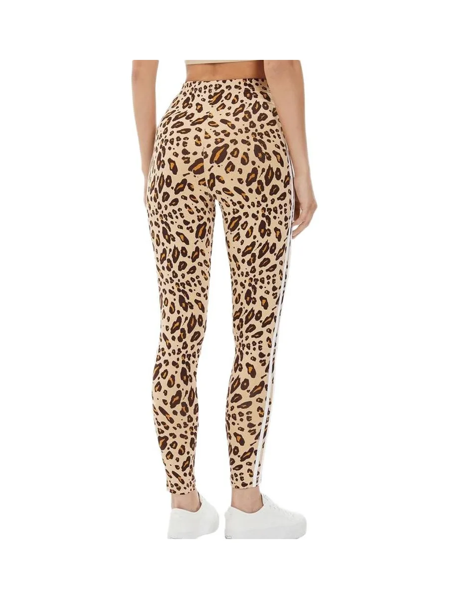 Legging Beige/Marron Femme Adidas Anml 3