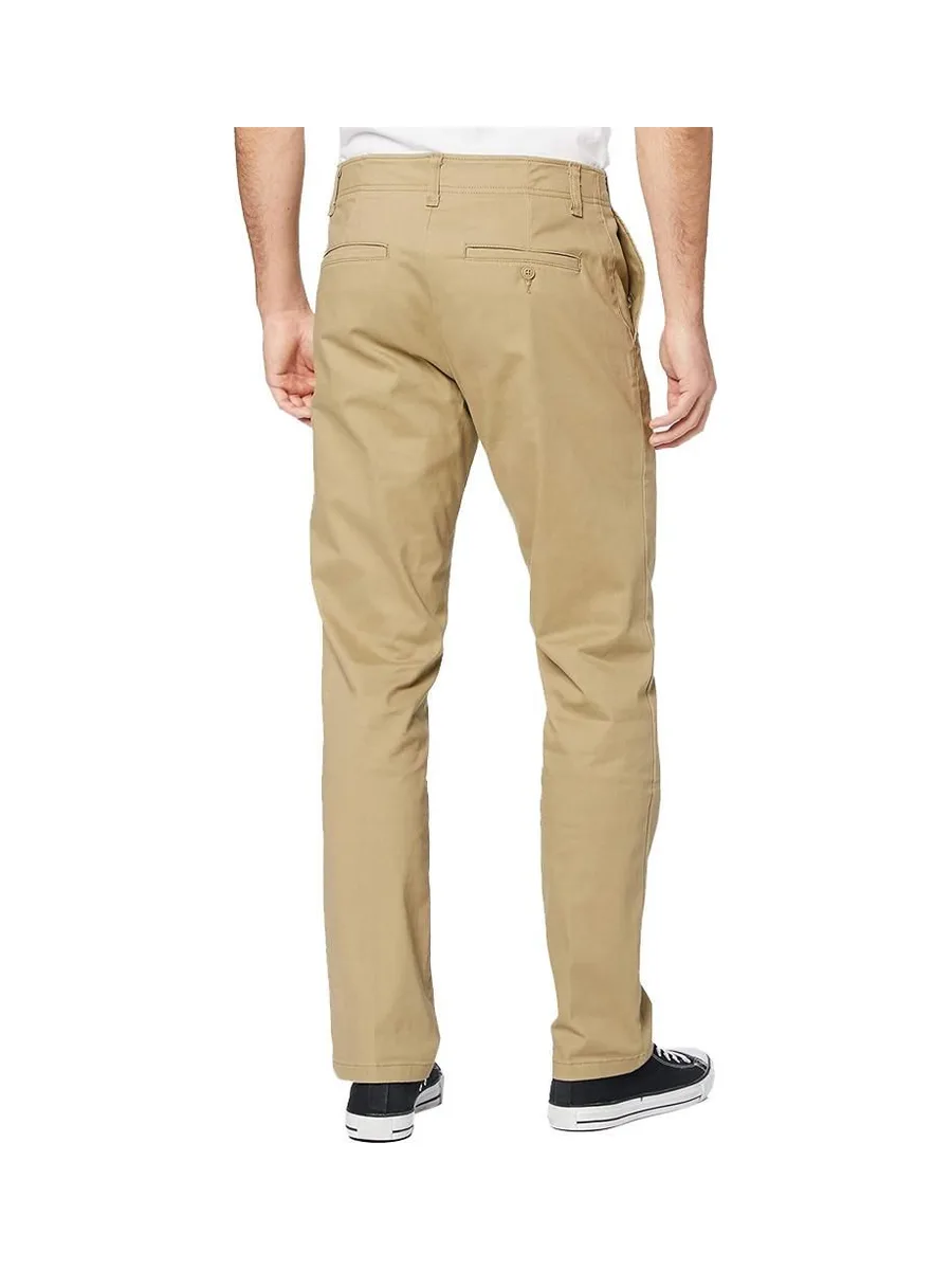 Pantalon Chino Taupe Homme Lee Slim 3