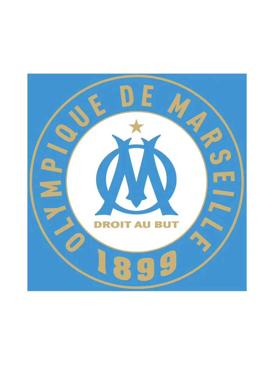Olympique de Marseille Serviette de Bain 75x150 3