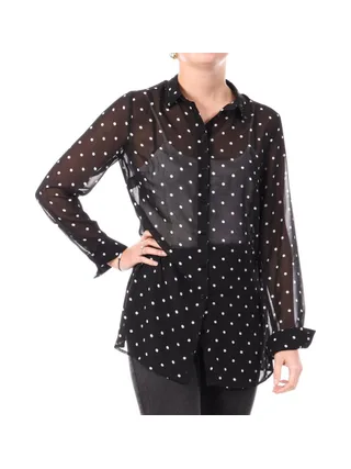 Chemise Noir/Blanche Femme Guess W1RH09W70Q0 1
