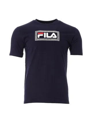 T-shirt Noir Homme Fila Build 1