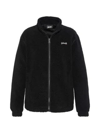 Veste Sherpa Noir Homme Schott Sherpa PLARTIC 1