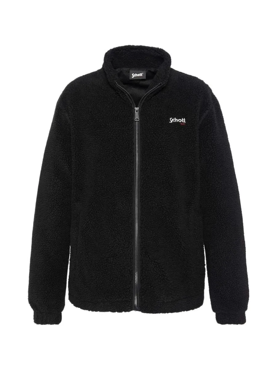 Veste Sherpa Noir Homme Schott Sherpa PLARTIC 2