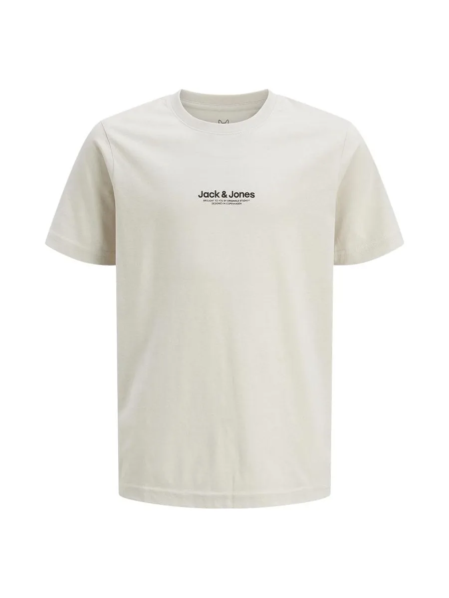 T-shirt Beige Garçon Jack & Jones Vesterbro 1