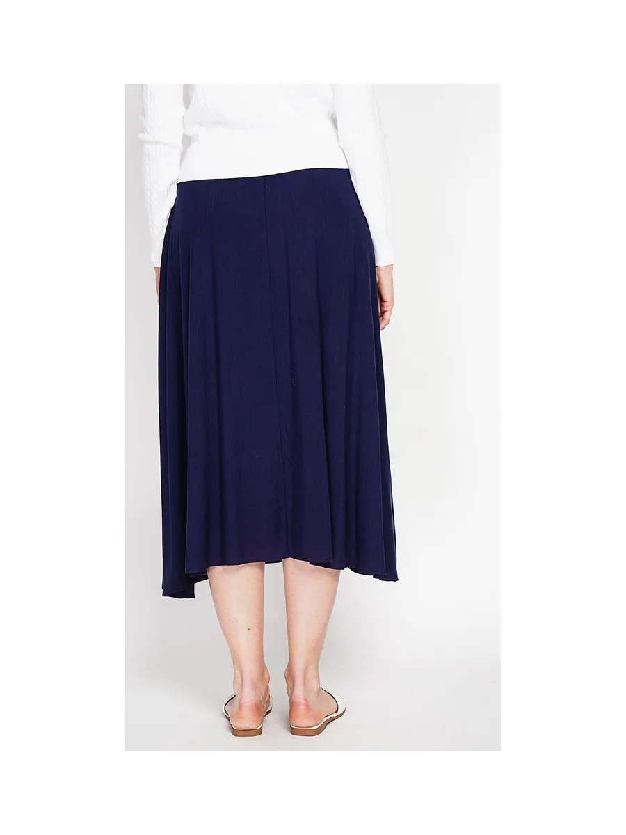 Jupe longue taille élastiquée poches latérale 14