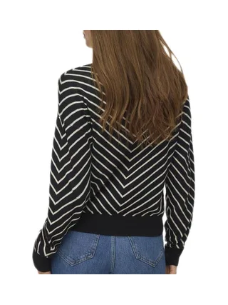 Pull Noir/Beige Femme Vero Moda Capricorn 2