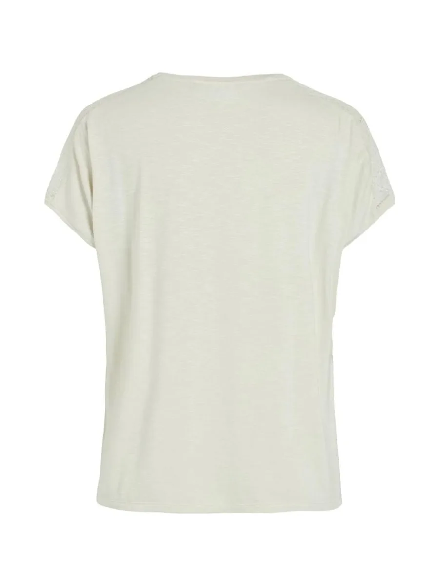 Top Beige Femme Vila Vipapsi 3