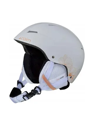 Casque de Ski Blanc Femme Cairn Flow Mat 1