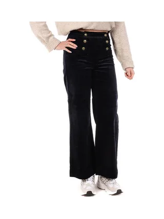 Pantalon en Velours Marine Femme Oraije Victorine 1