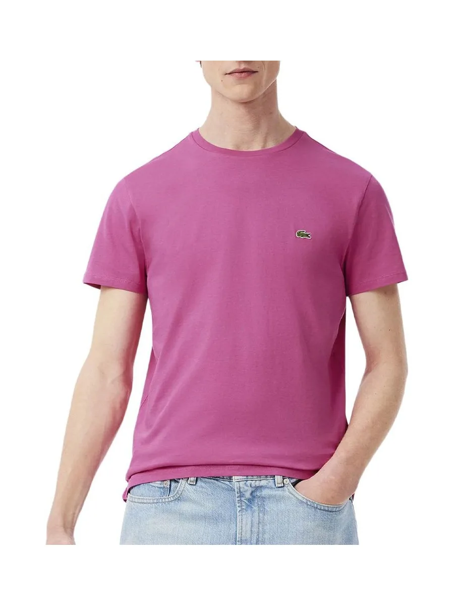 T-shirt Fuchsia Homme Lacoste TH6709 2