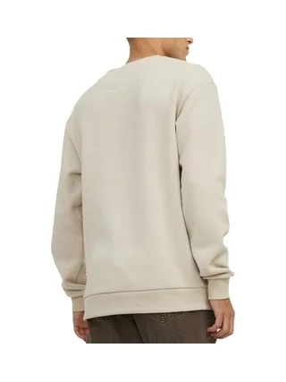 Sweat Uni Beige Homme Jack & Jones Bradley 2