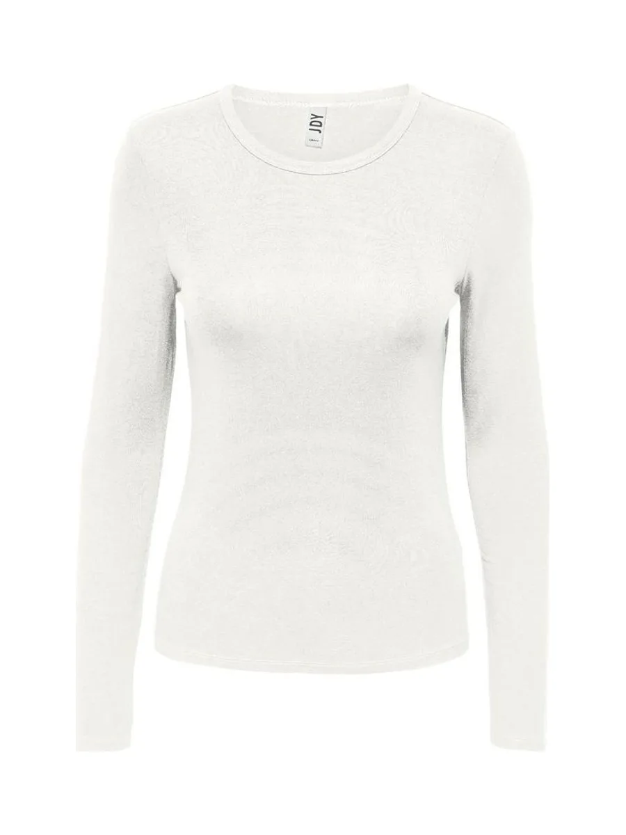 T-shirt Manches Longues Blanc Femme JDY Mila 1