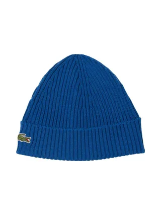 Bonnet Bleu Homme Lacoste hjm 1