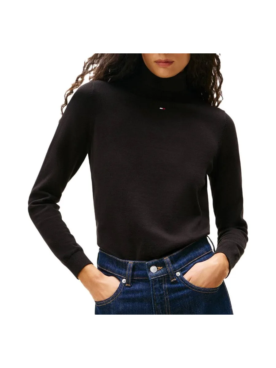 Pull Noir Femme Tommy Hilfiger Tjw Essential 2
