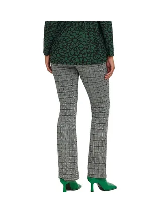 Legging de Grossesse Noir/Gris Femme Mamalicious Noelli 2