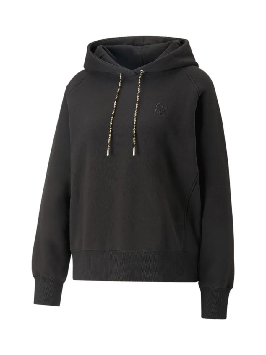 Sweat à Capuche Noir Femme Puma Infuse 2