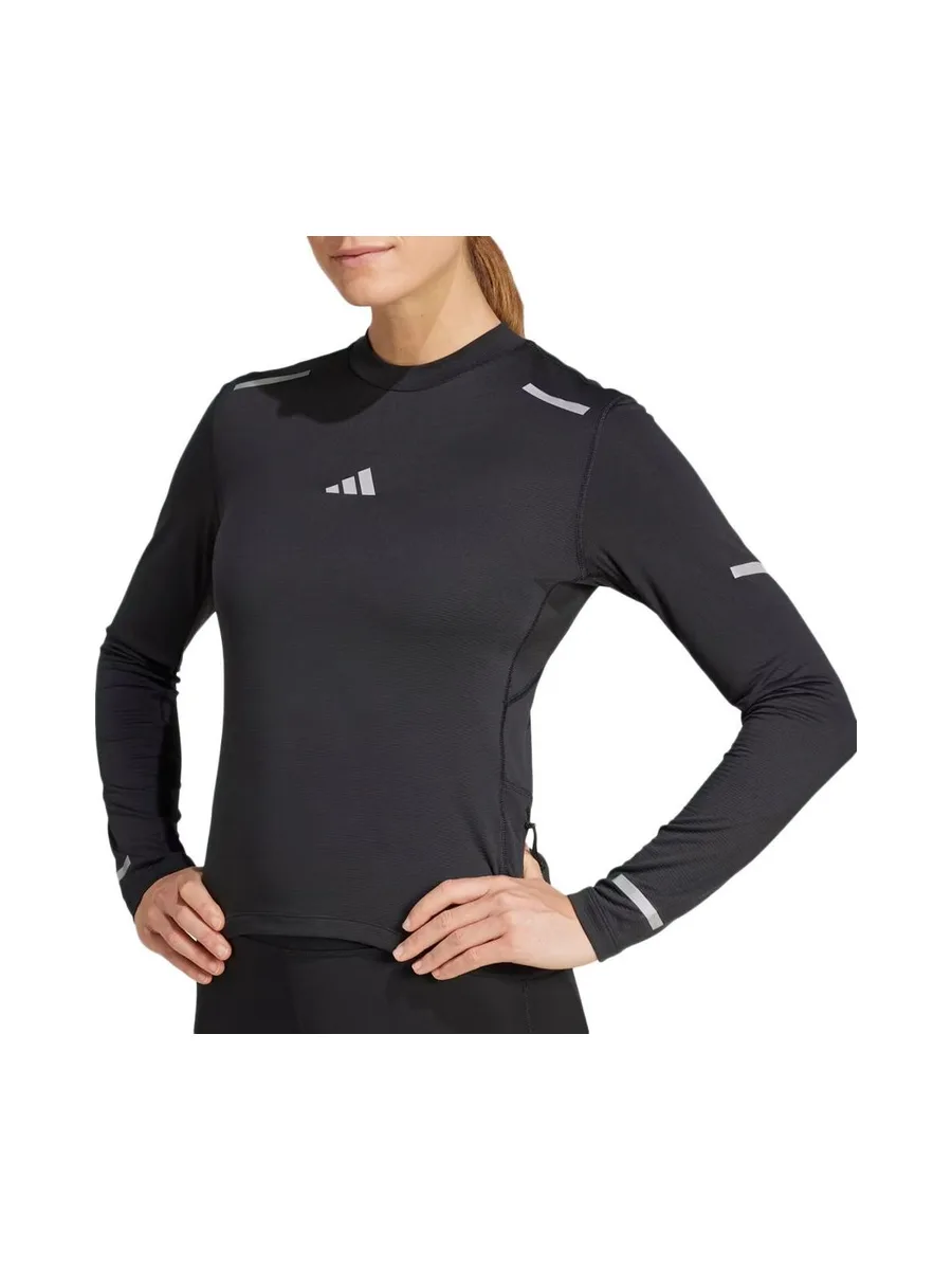T-Shirt de Running Noir Femme Adidas Ultimate 1